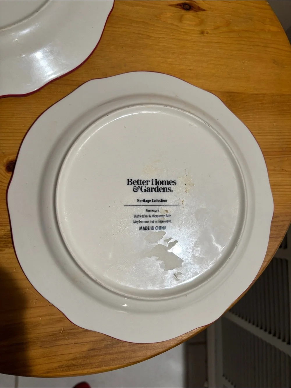 Better Homes & Garden Holiday  Winter Horses Decorative Dinner Plates